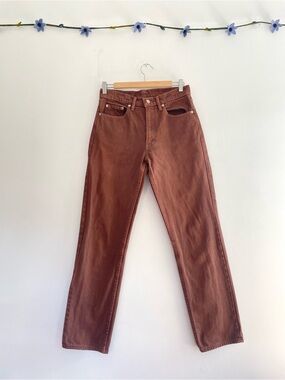 Vintage Levi's Terracotta Jeans Japanese Market